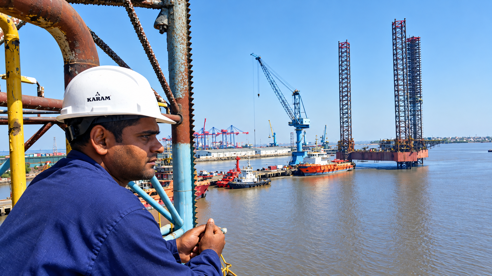 Industrial project worksite